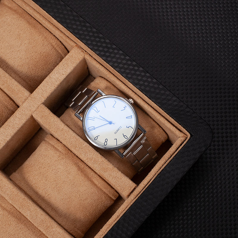 Watch Box – Carbon 12 Slots - Watch Box