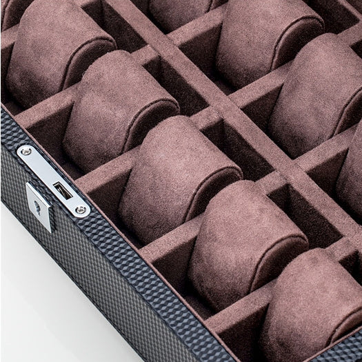 Watch Box – Carbon 12 Slots - Watch Box