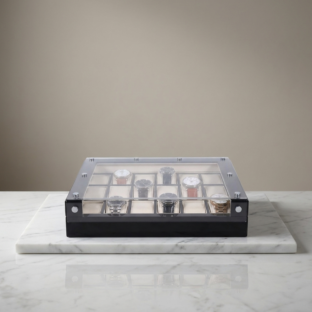 Watch Box – Checkboard Edition 18 Slots - Watch Box