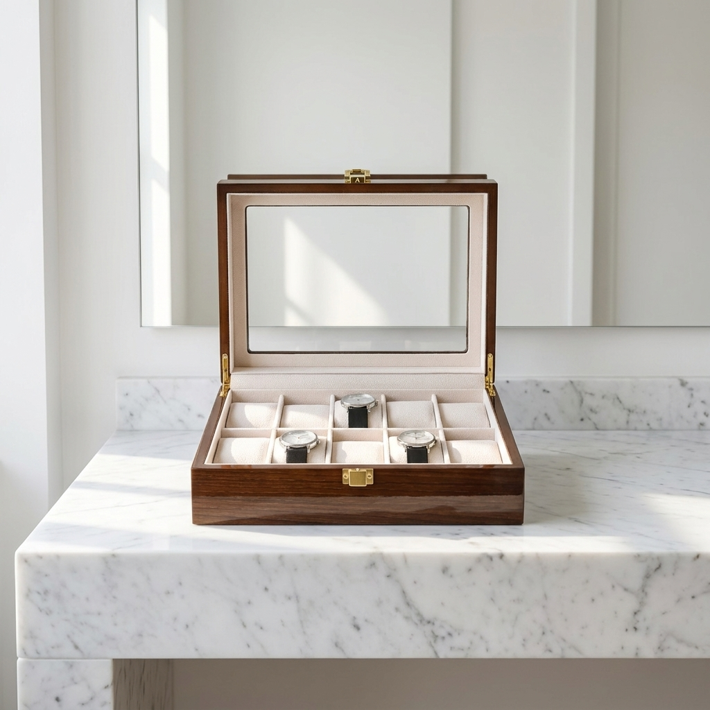 Watch Box – Classic Wood 10 Slots - Watch Box