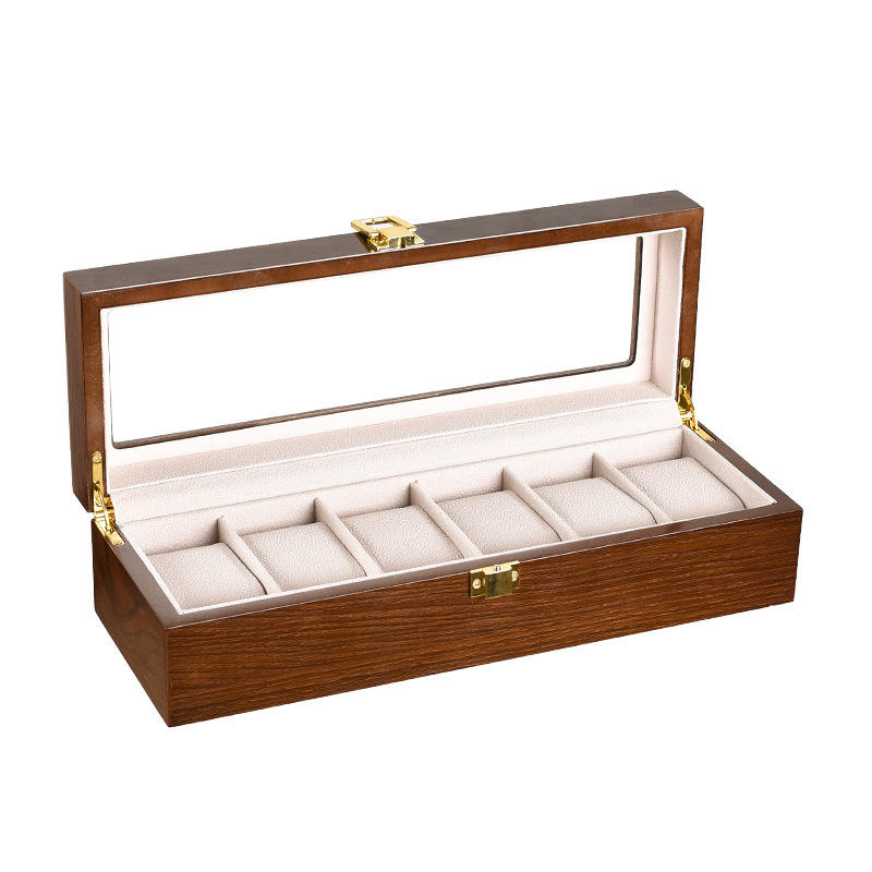 Watch Box – Classic Wood 10 Slots - 6 Slots - Watch Box