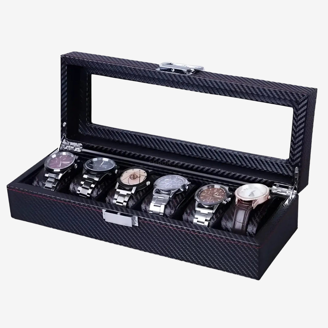Watch Box – Deep Onyx 6 Slots - Watch Box
