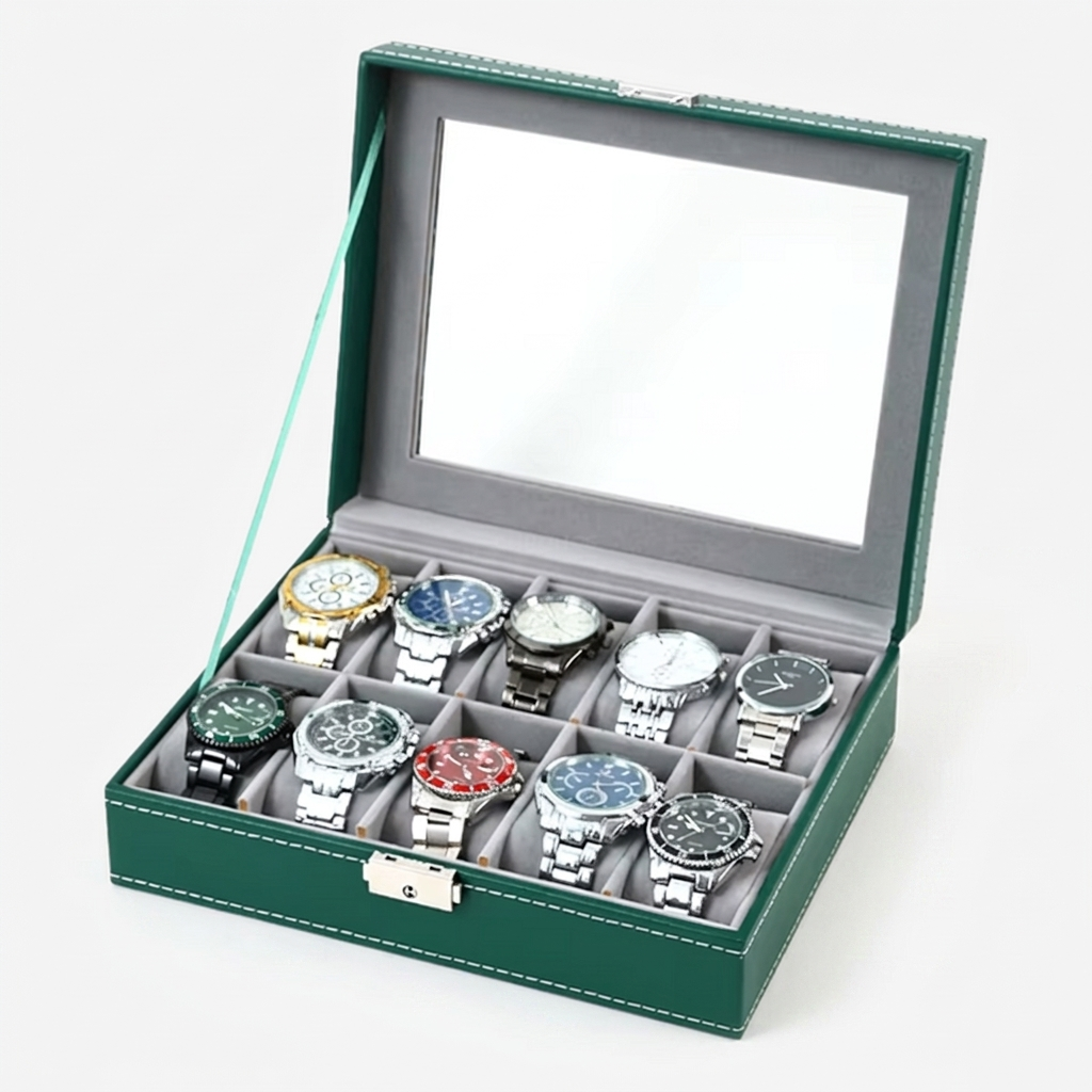 Watch Box – Dinasty Green - 10 Slots - Watch Box