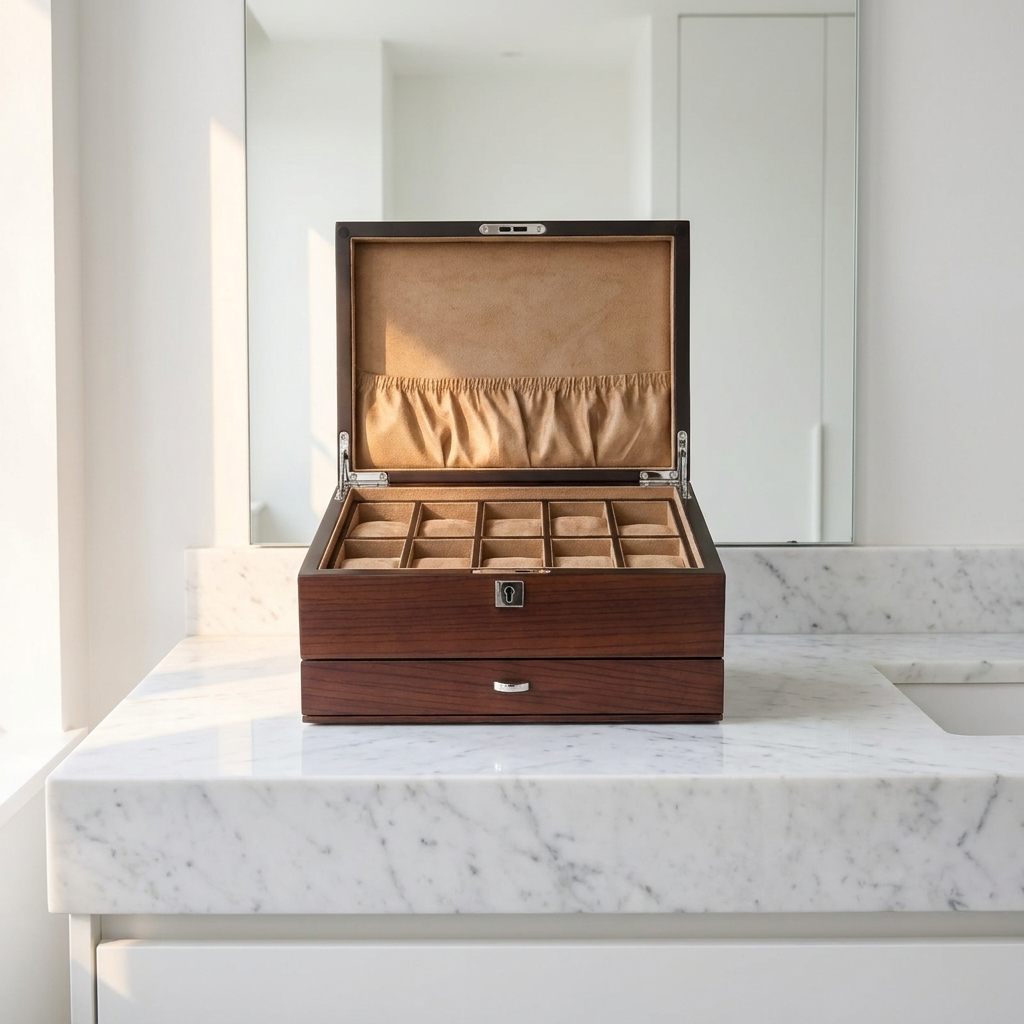 Watch Box – Elite Wood Drawer 10 Slots - Watch Box