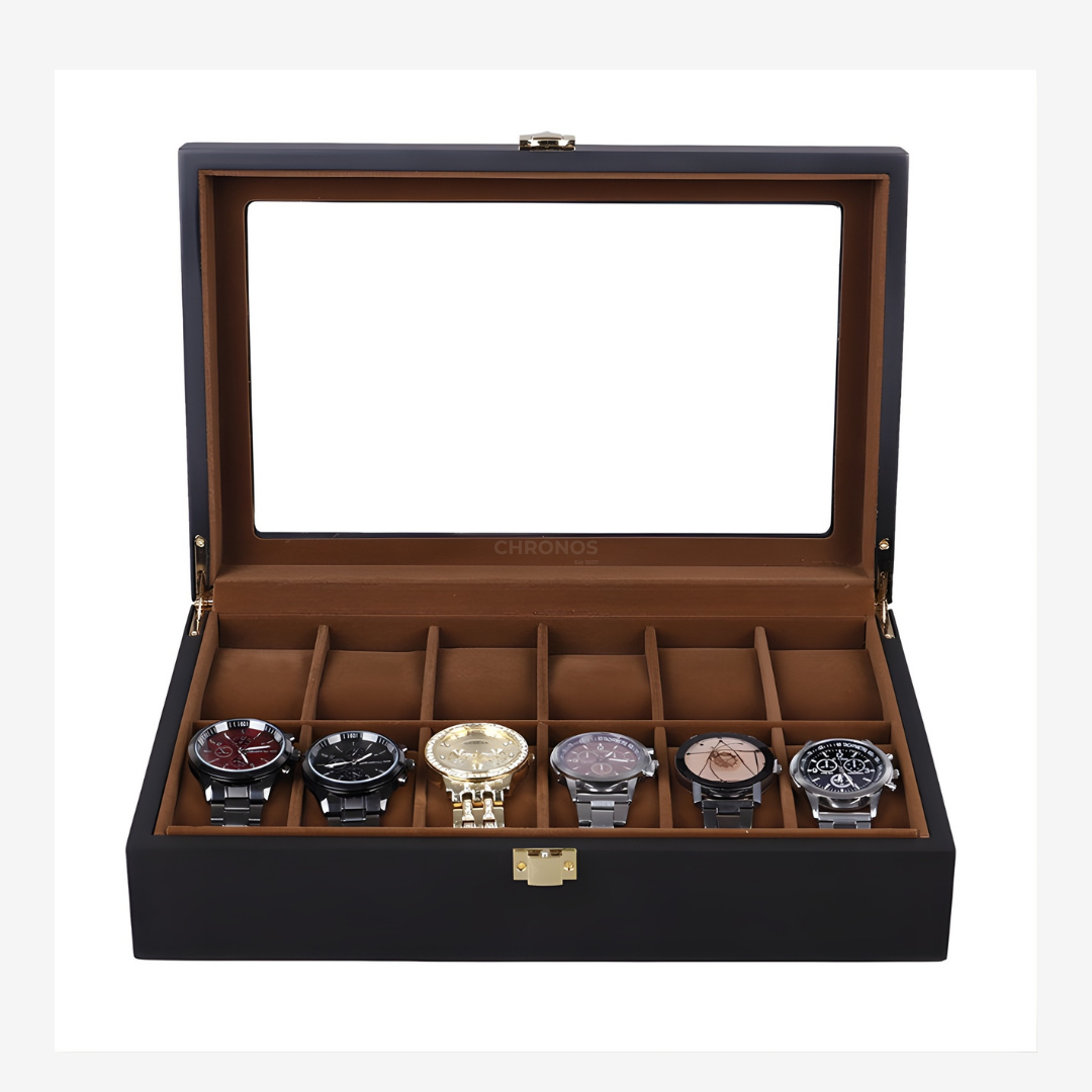 Watch Box – Envoy 12 Slots - Watch Box