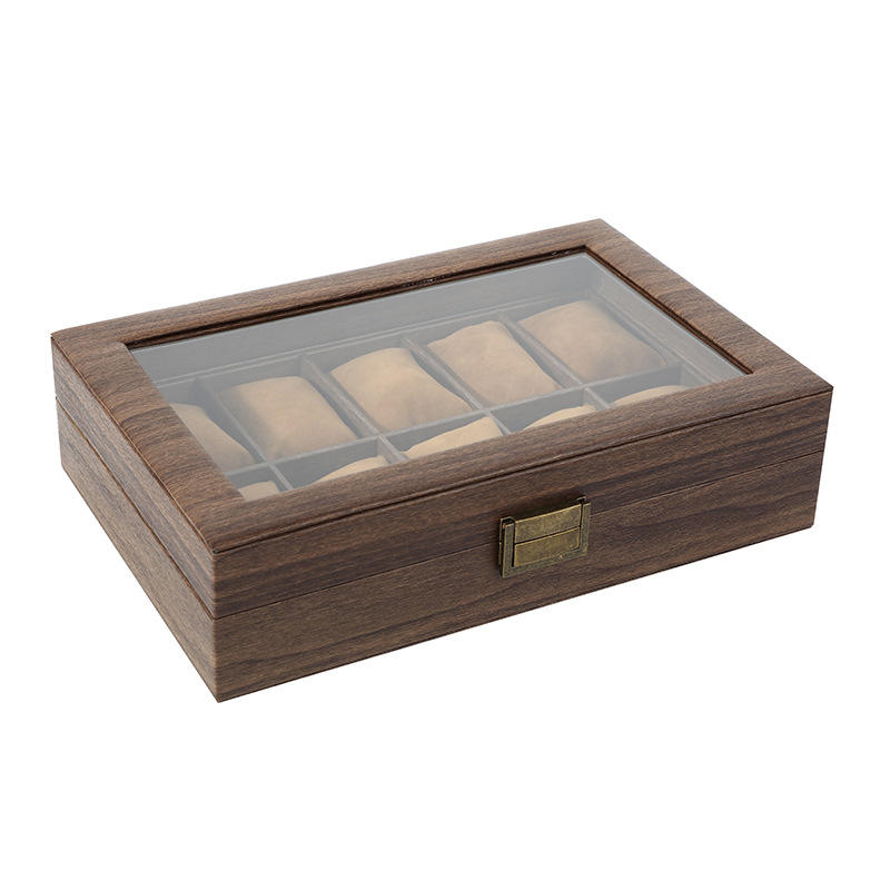 Watch Box – Generous Oak 10 Slots - Watch Box