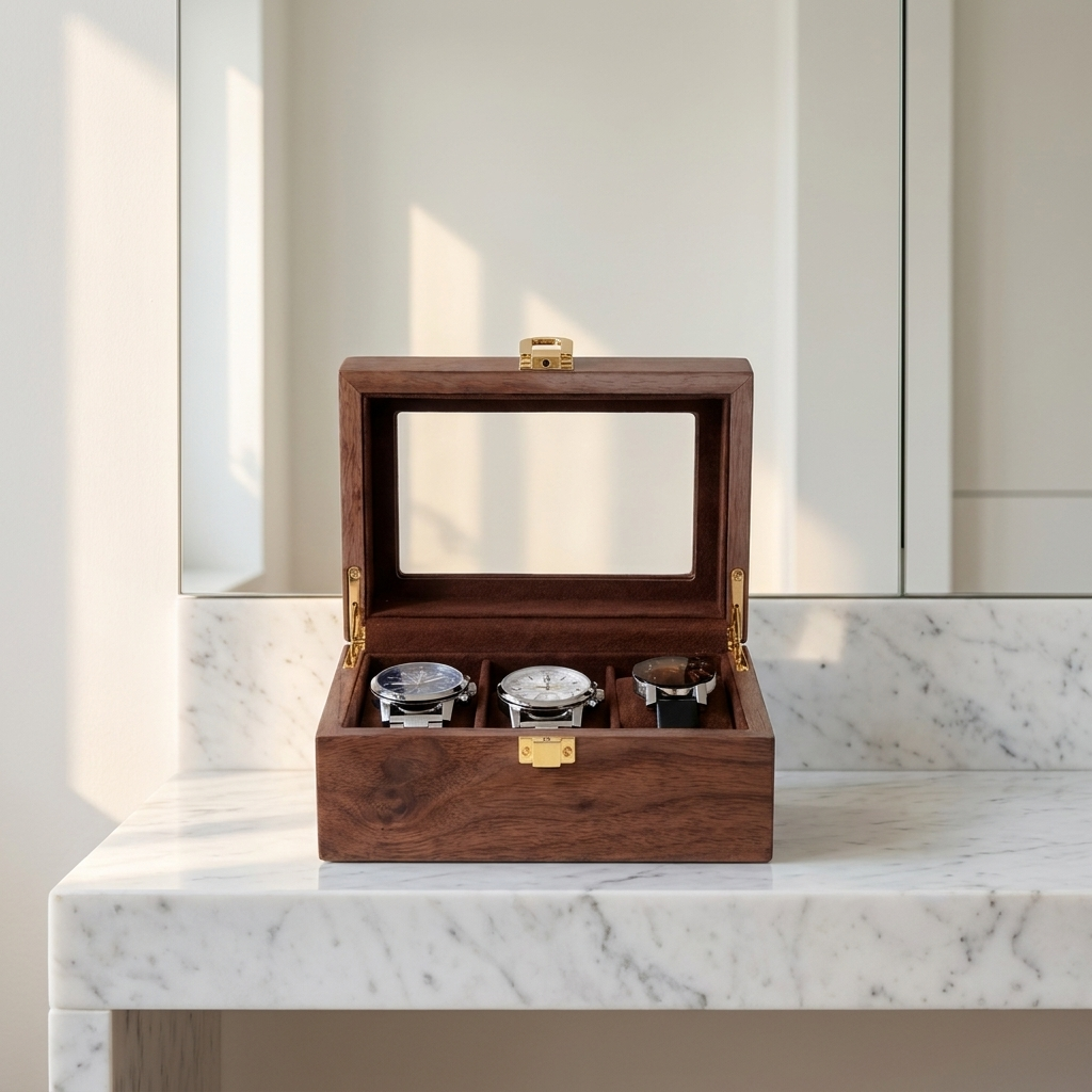 Watch Box – Heritage Trio Box 3 Slots - Watch Box