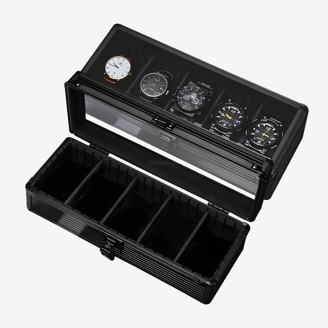 Watch Box – Imperium Aluminum 5 Slots - Watch Box