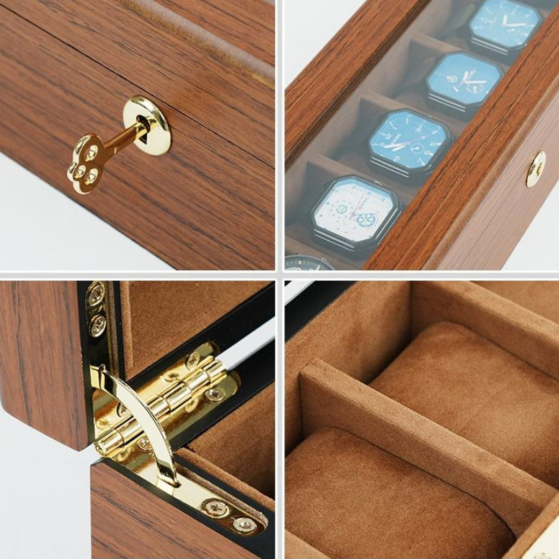 Watch Box – Wooden Chest 6 Slots - Watch Box