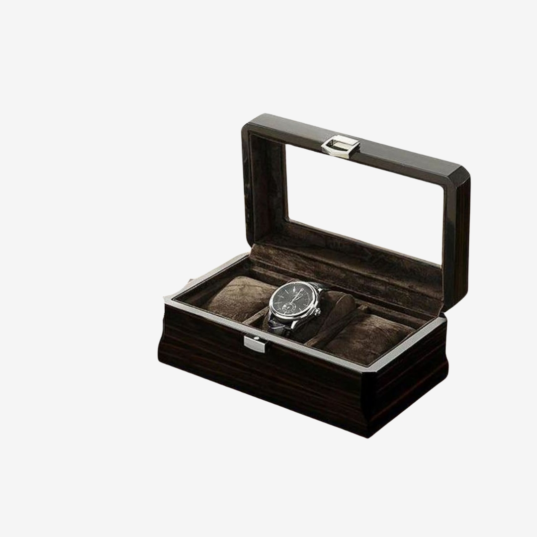Boîte à montres - Bois noir - Boîte à montres