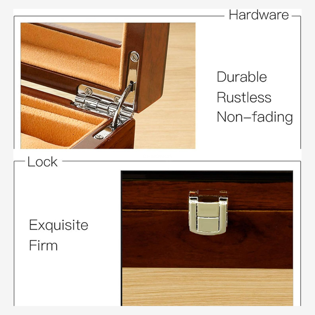 Boîte à montres - Imperium Wood Black - Boîte à montres