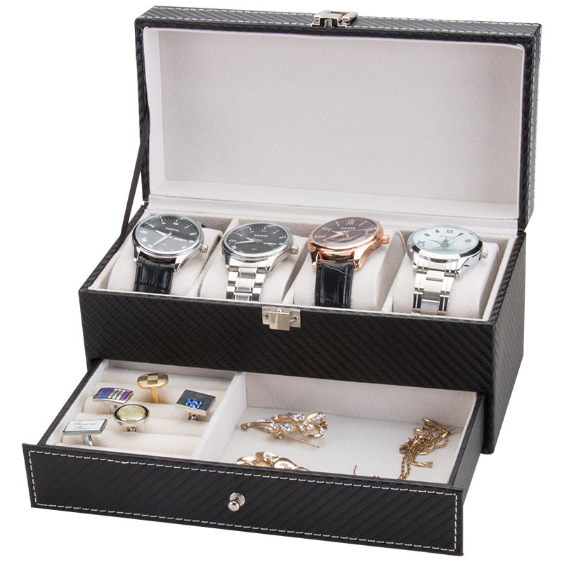 Watch Box – Luxury Drawer 4 Slots - Watch Box