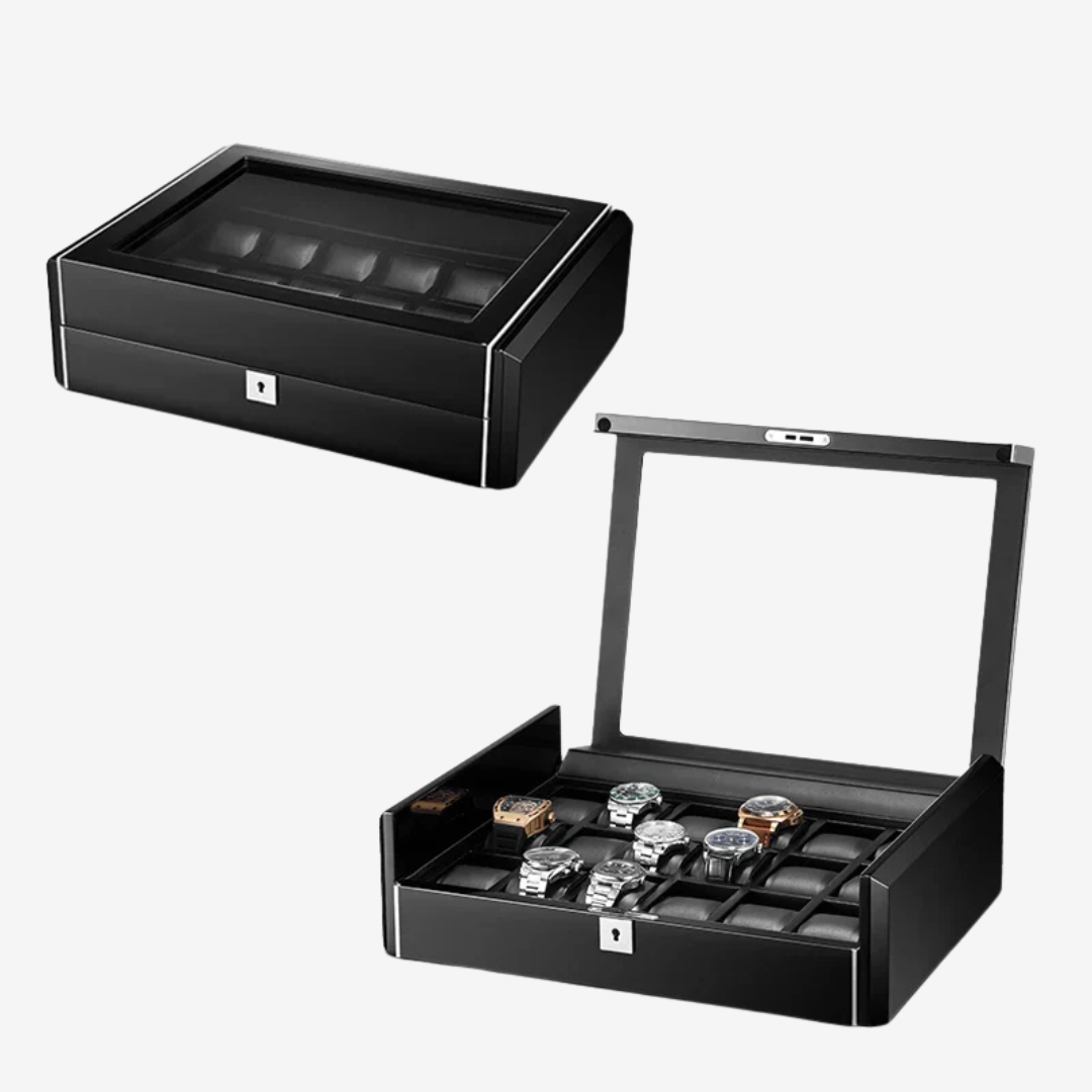 Boîte à montres - Luxe 18 emplacements - boite à montre