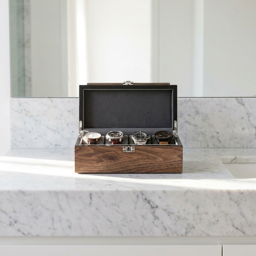Watch Box – Nocturne 4 Slots - Wood - Watch Box