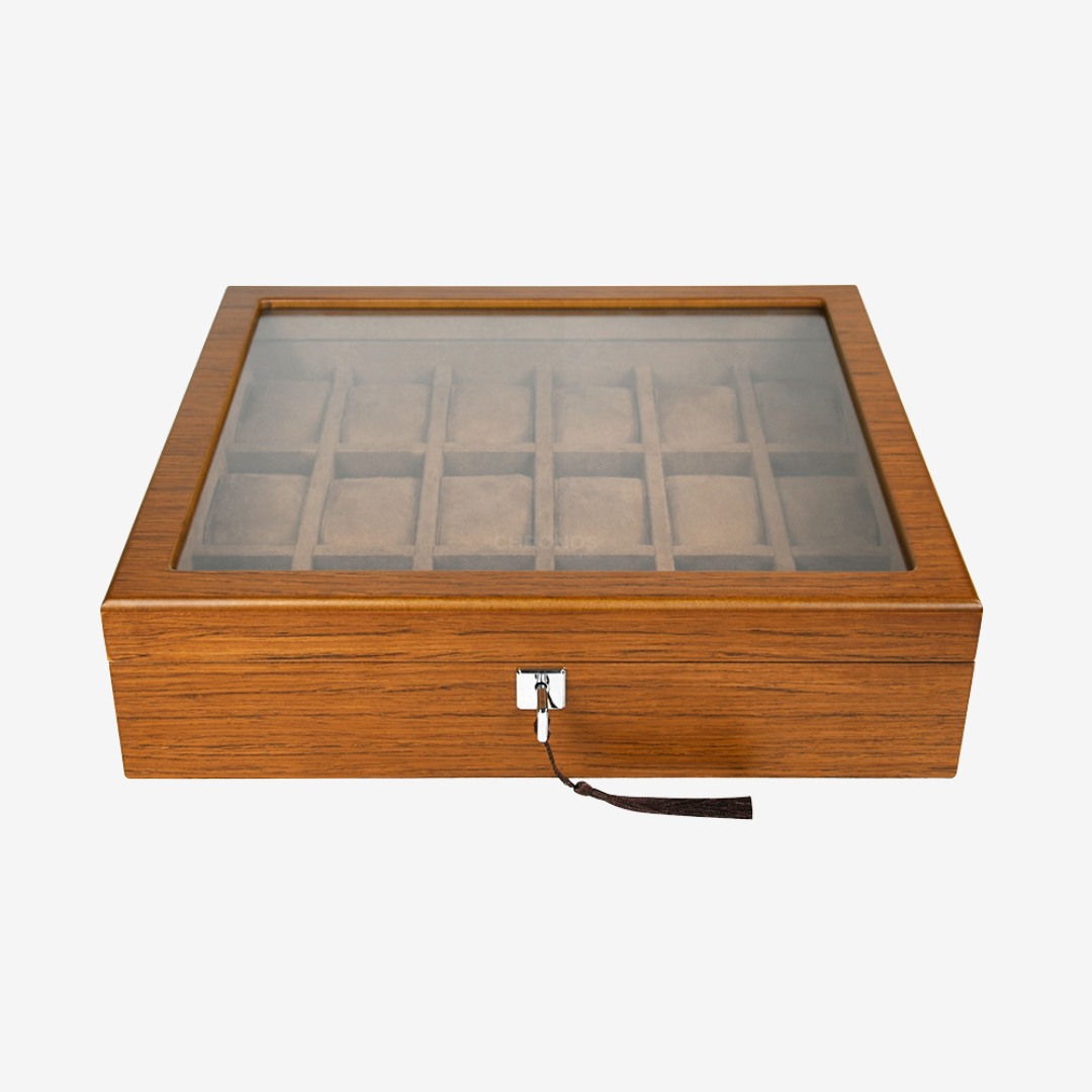Watch Box – Oak 18 Slots - Watch Box