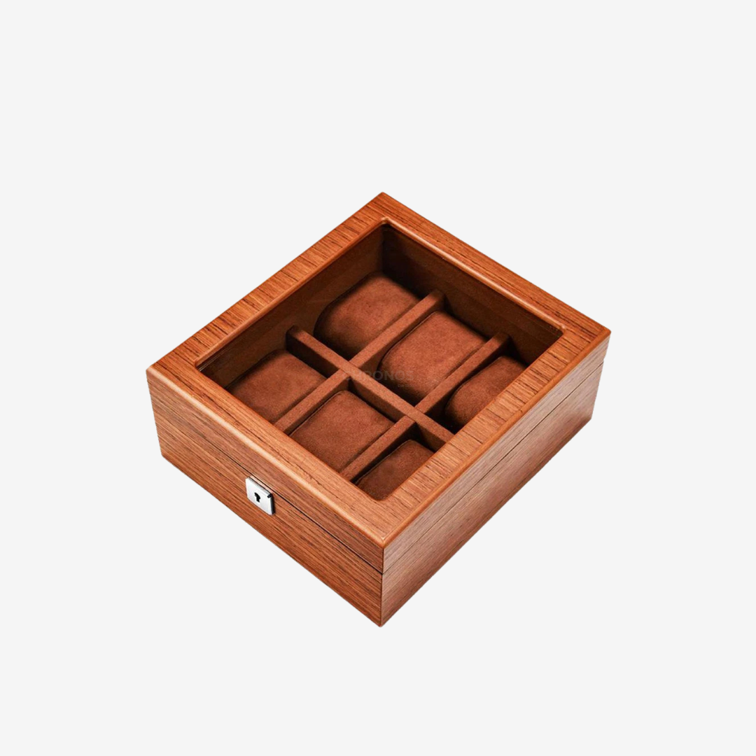 Watch Box – Oak 6 Slots - Watch Box