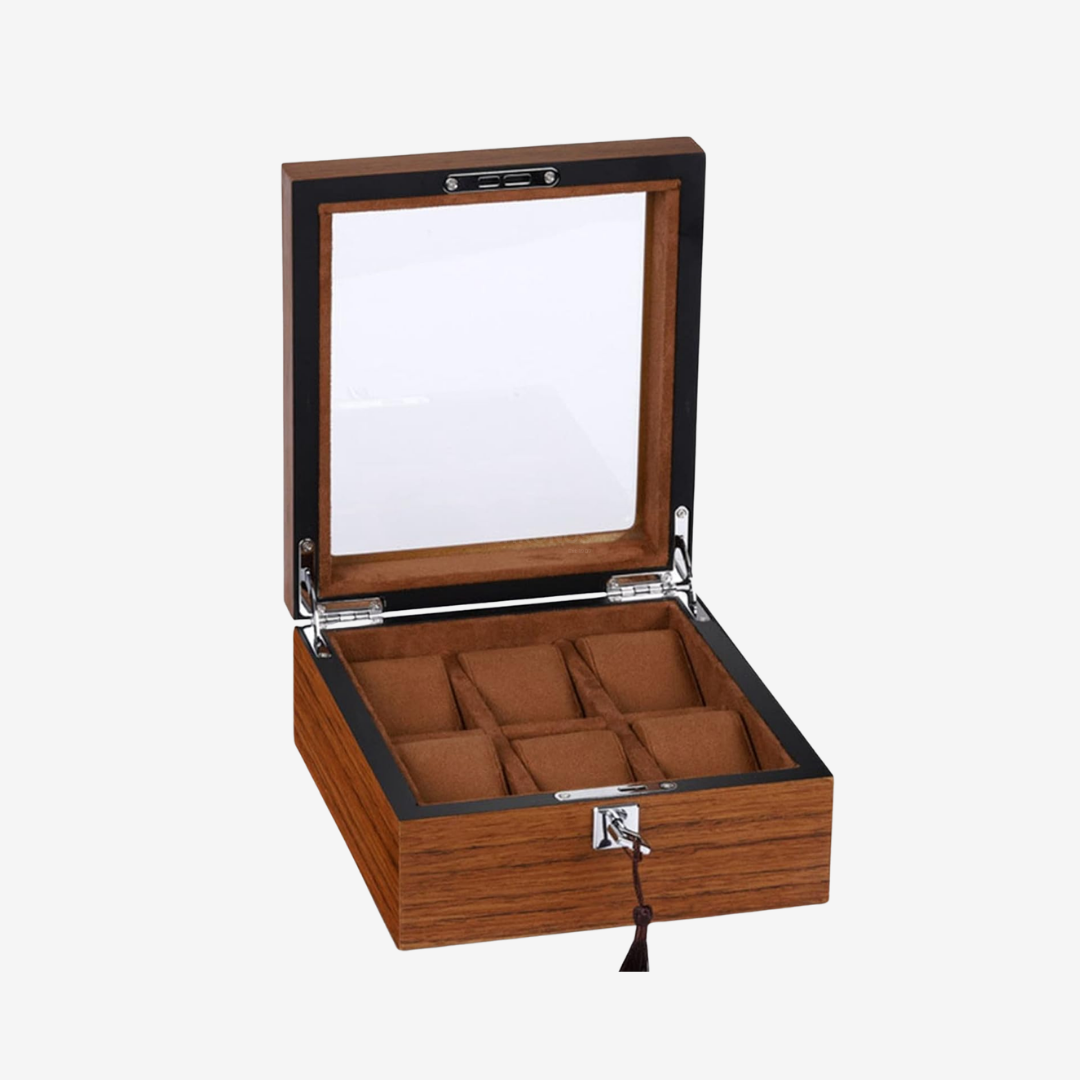 Watch Box – Oak 6 Slots - Watch Box