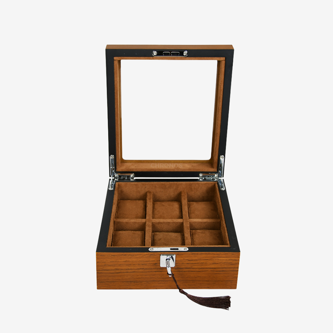 Watch Box – Oak 6 Slots - Watch Box
