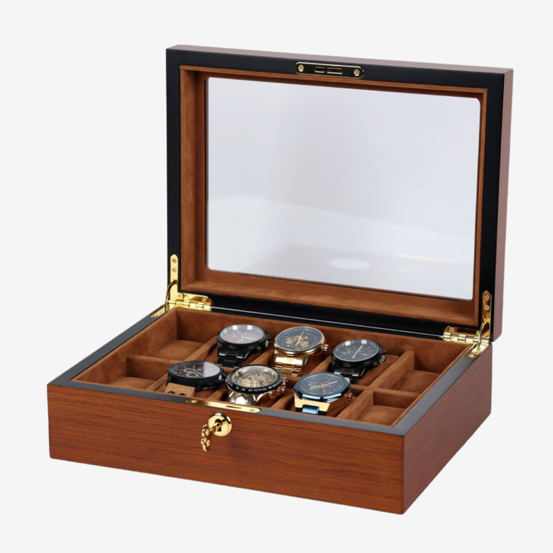 Watch Box – Oak Masterpiece 10 Slots - Watch Box