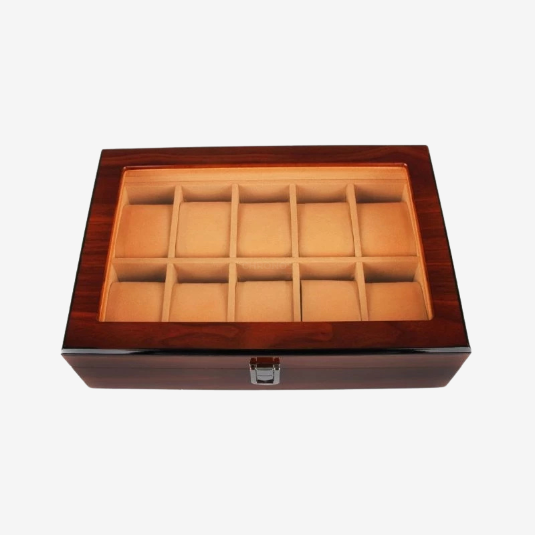 Watch Box - Oak Masterpiece - 10 slots - Watch Box
