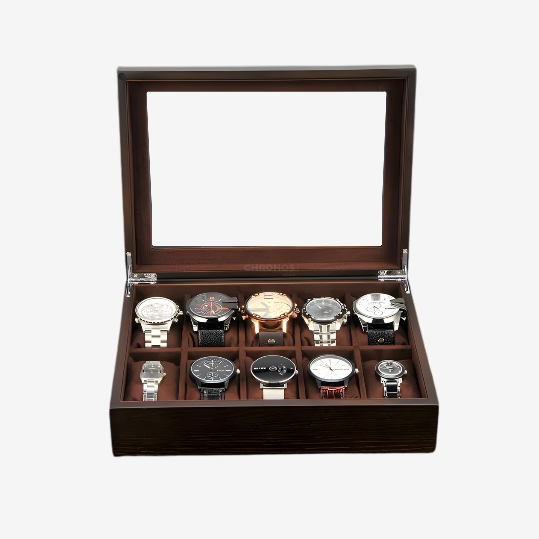Watch Box – Pine Classic 10 Slots - Watch Box