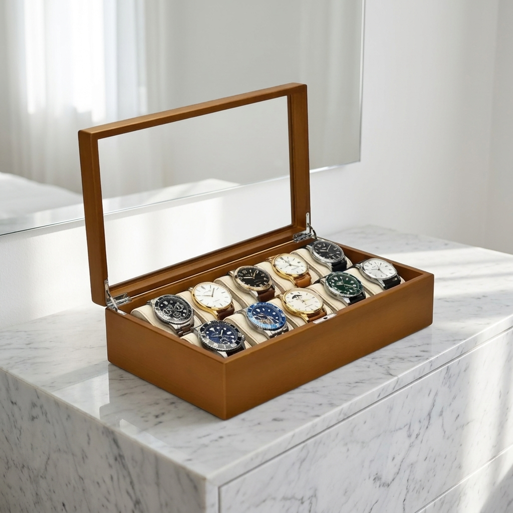 Watch Box – Pine Signature 10 Slots - Watch Box