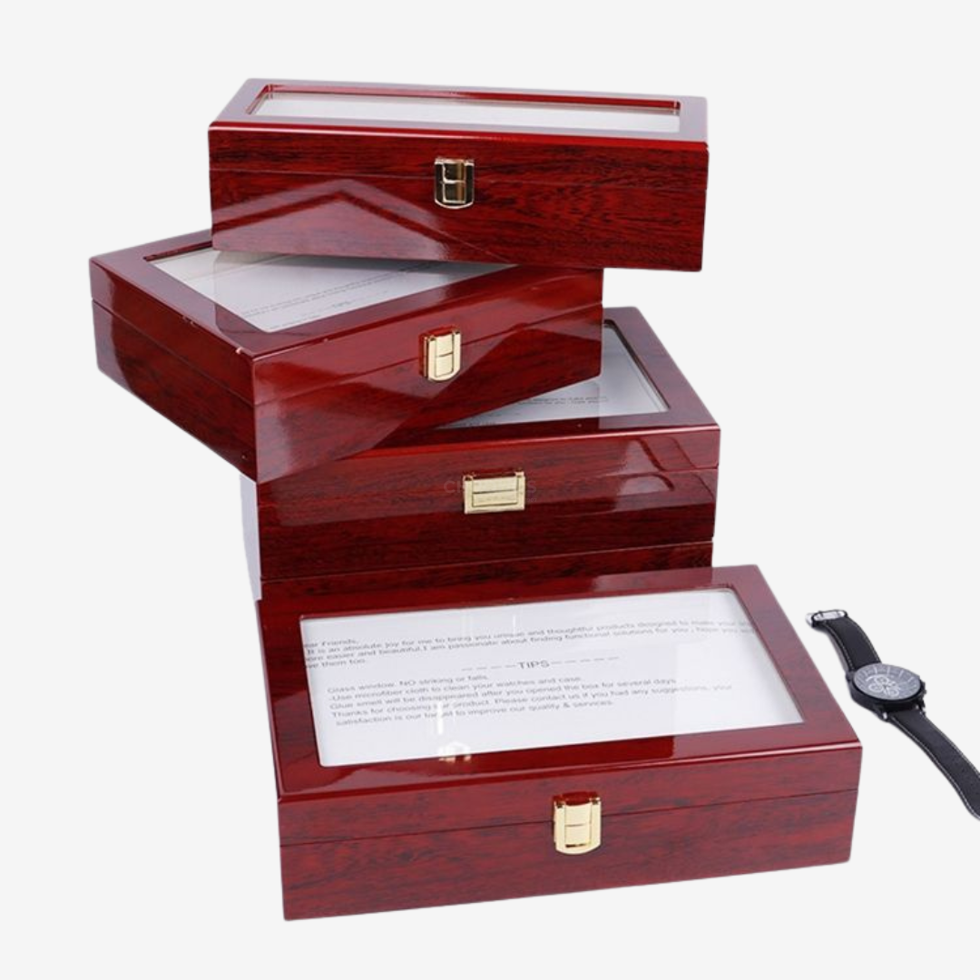 Watch Box – Red Wood - Watch Box