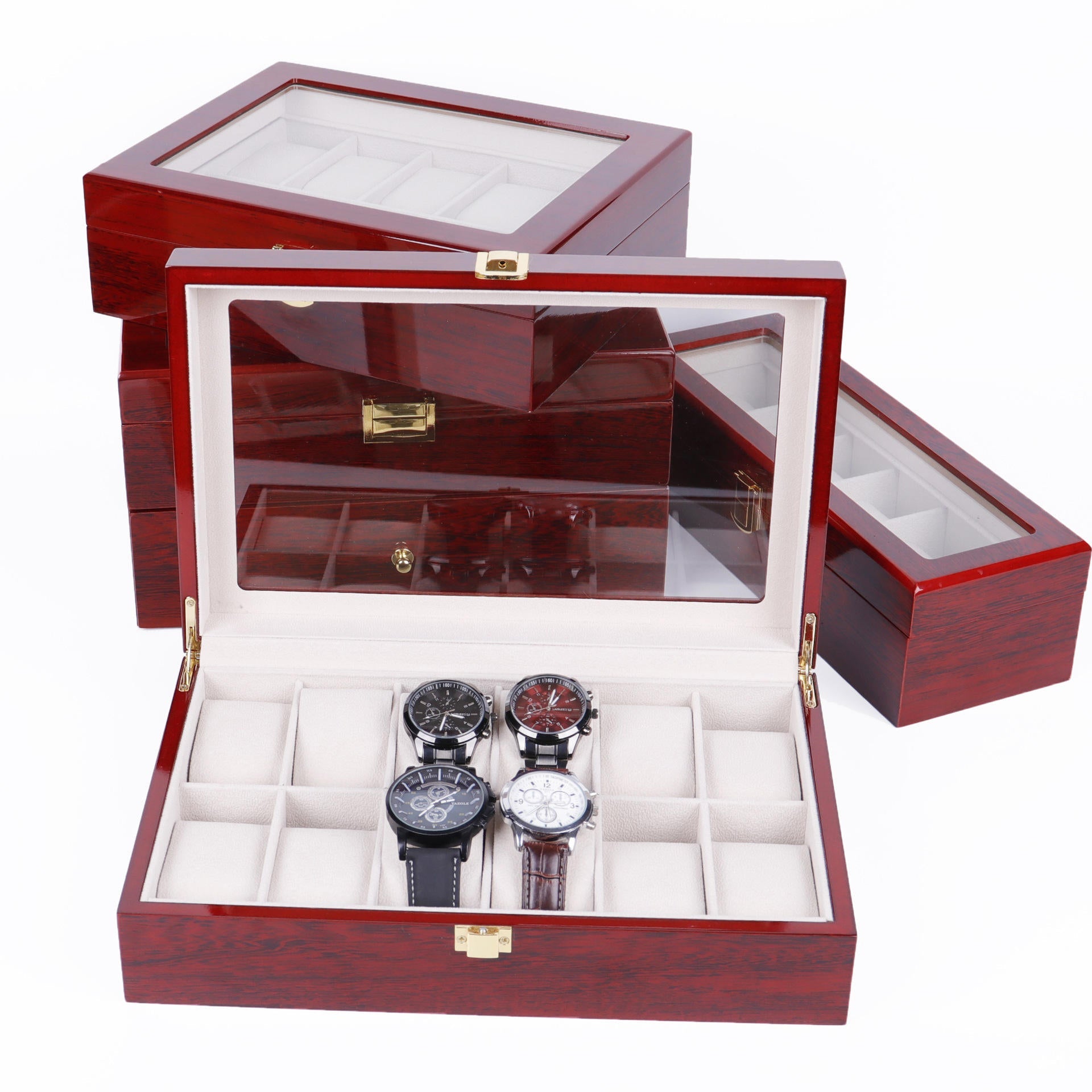 Watch Box – Red Wood - Watch Box