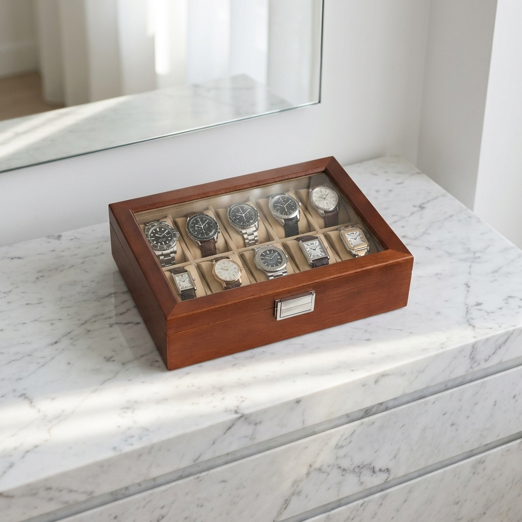 Watch Box – Signature Beige 10 Slots - Watch Box
