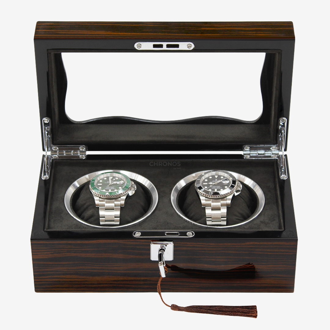 Watch Box – Signature Square 2 Slots - Watch Box