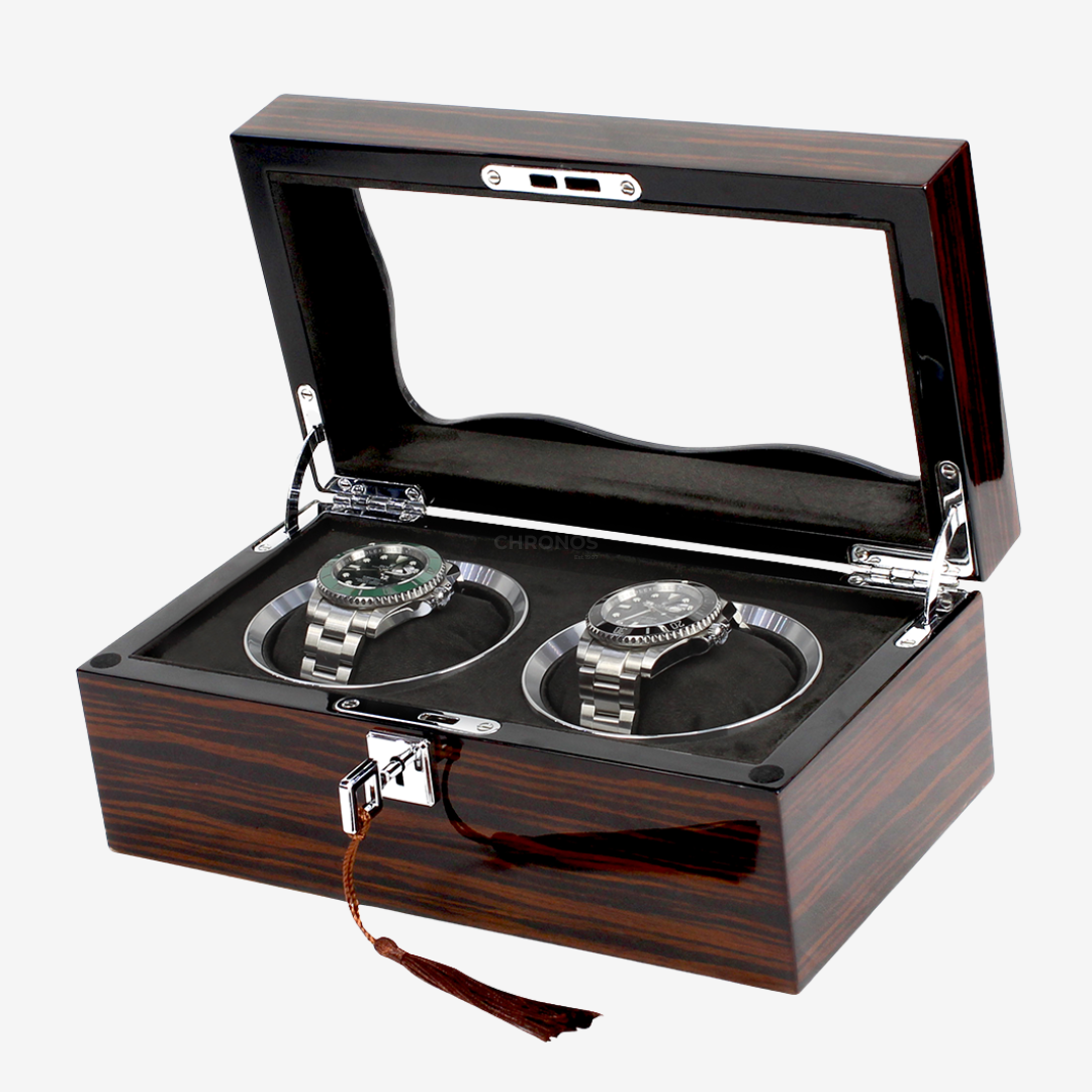 Watch Box – Signature Square 2 Slots - Watch Box