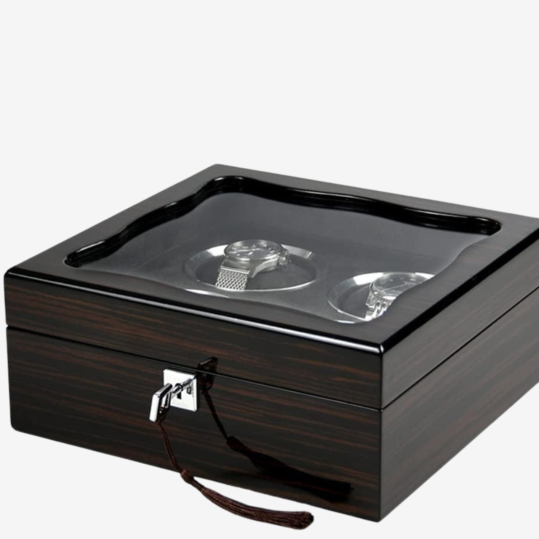 Boîte à montres - Signature Square 4 emplacements - Boîte à montres