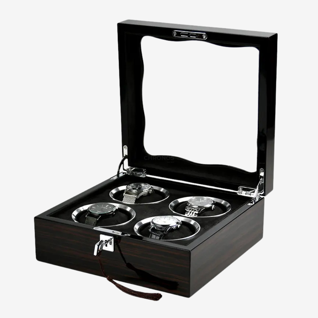 Boîte à montres - Signature Square 4 emplacements - Boîte à montres