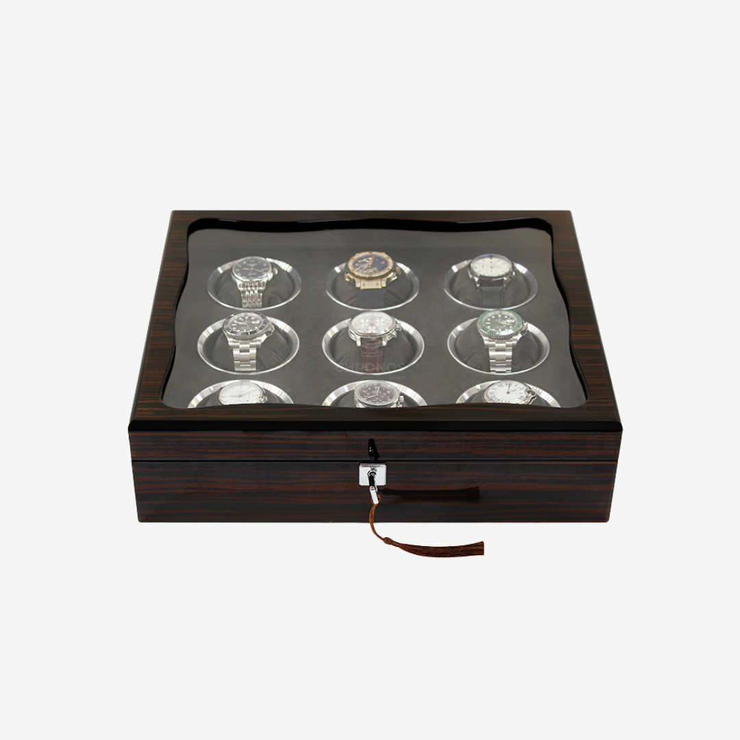 Watch Box – Signature Square 9 Slots - Watch Box