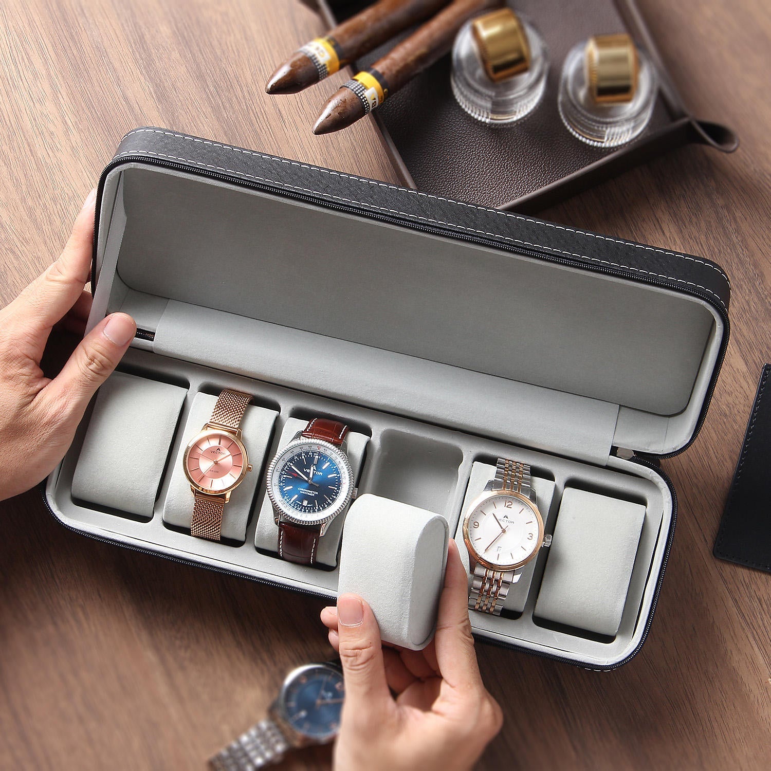 Watch Box – Supreme Elegance 6 Slots - Watch Box