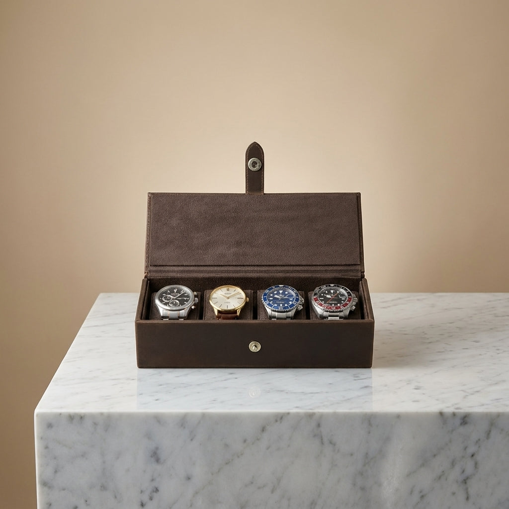Watch Box – Tanner 4 Slots - Watch Box