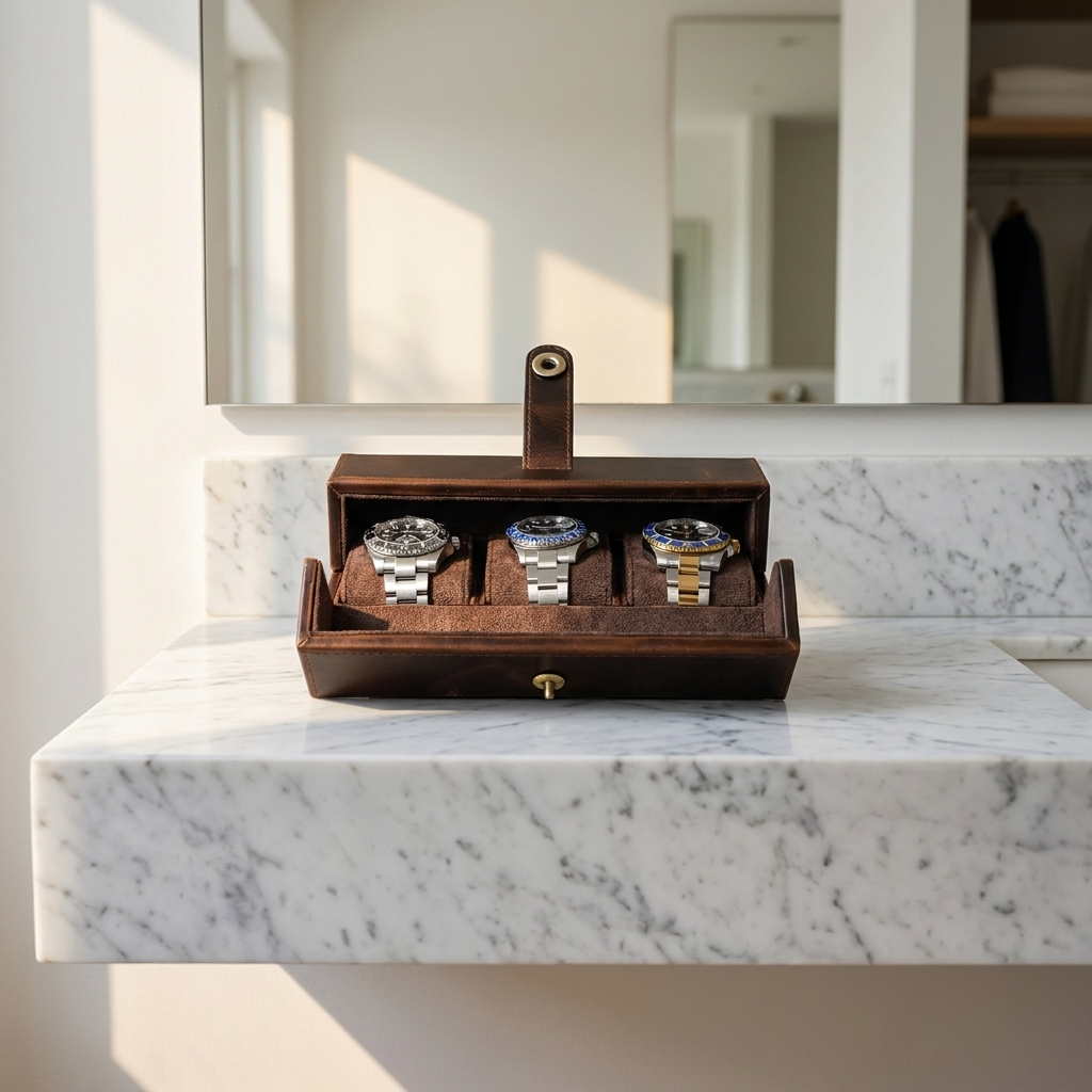 Watch Box – Tanner Compact 3 Slots - Watch Box
