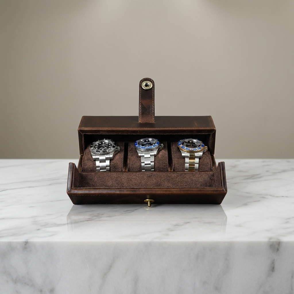 Watch Box – Tanner Compact 3 Slots - Watch Box