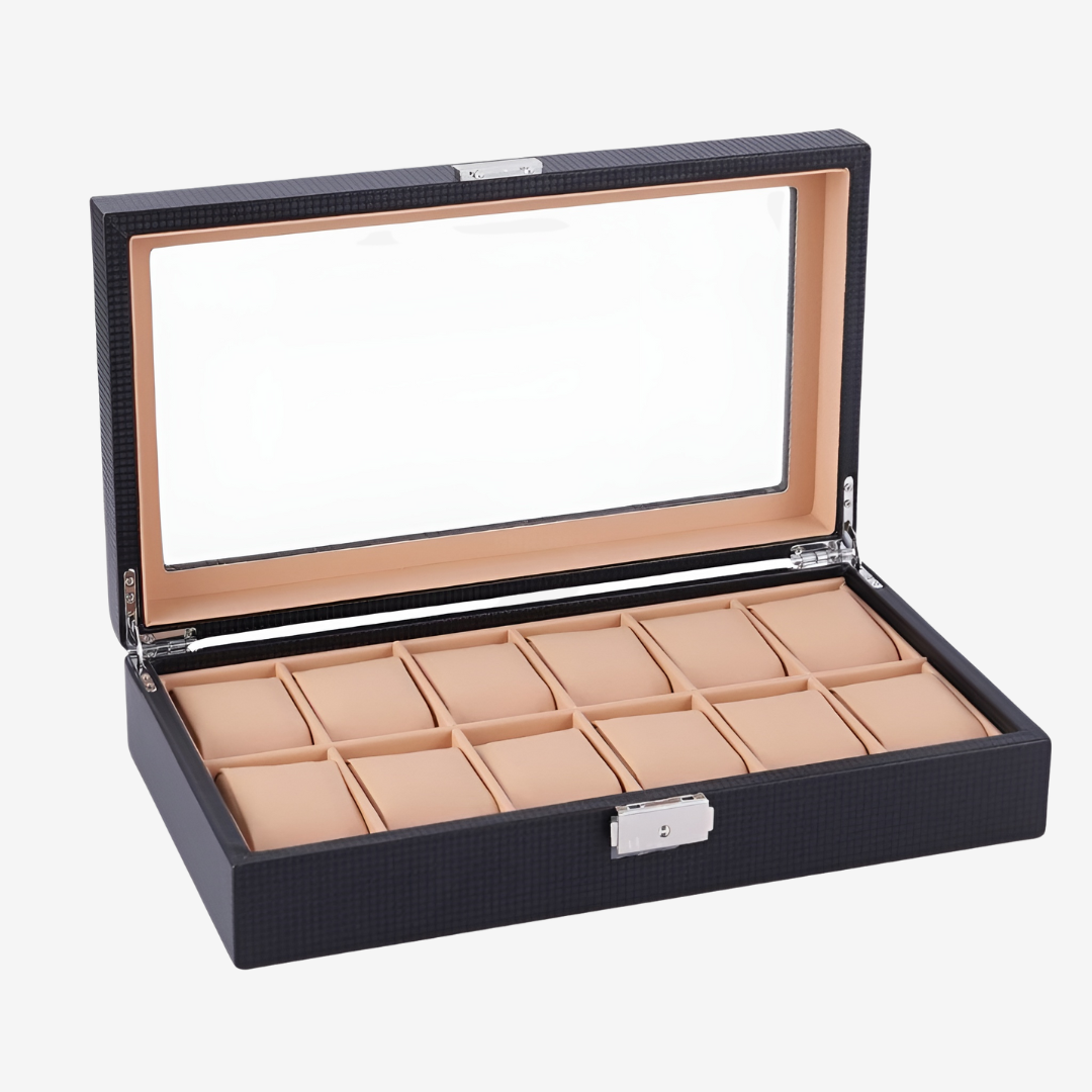 Boîte à montres - Grand modèle en teck - Boîte à Montre