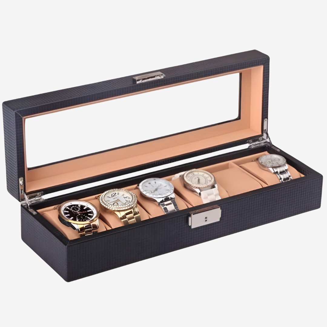 Boîte à montres - Grand modèle en teck - Boîte à Montre