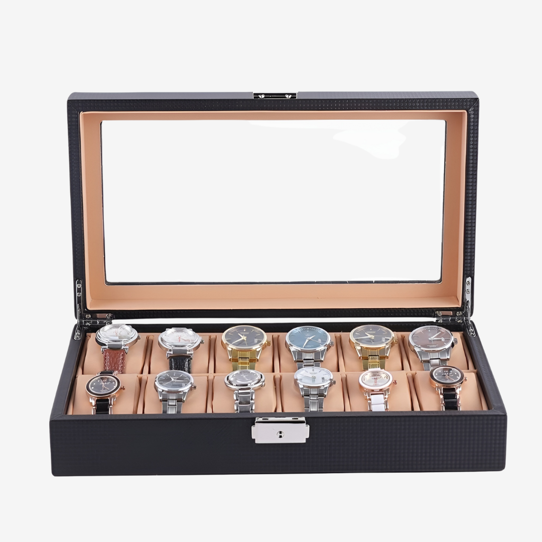 Boîte à montres - Grand modèle en teck - Boîte à Montre