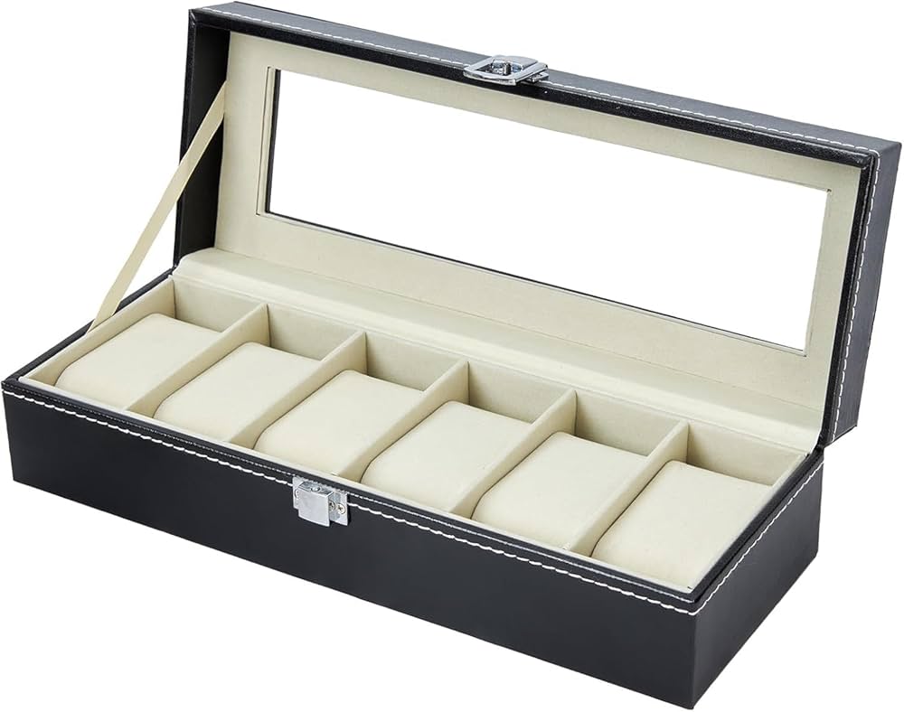 Watch Box - Timeless Leather 6 Slots - Watch Box