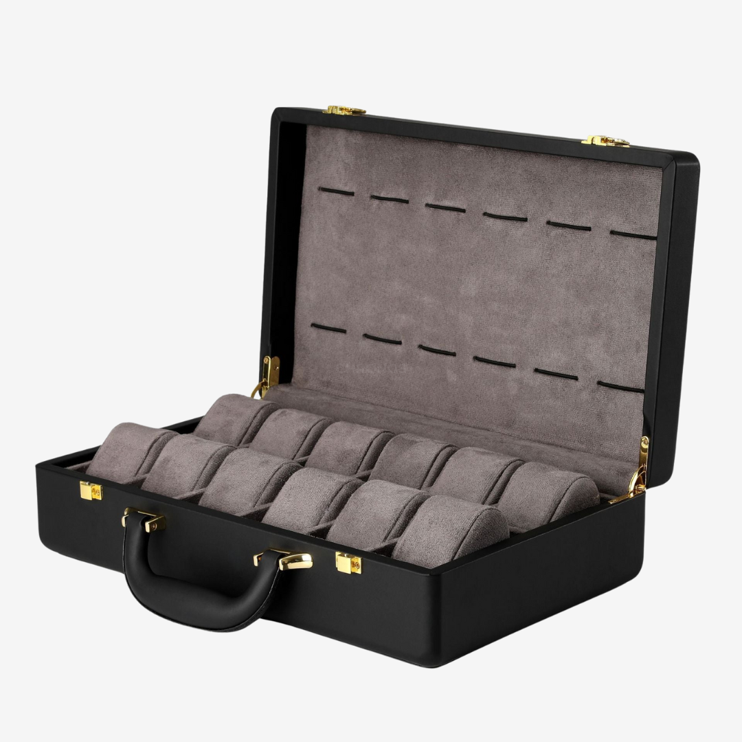 Boîte à montres - Étui de voyage 12 emplacements - Boîte à montres
