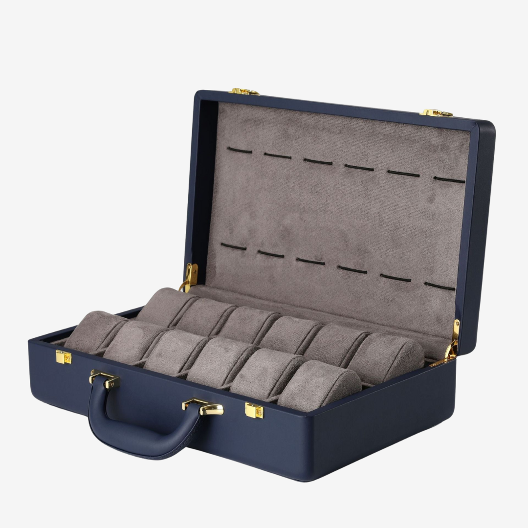 Watch Box - Travel Case 12 Slots - Watch Box