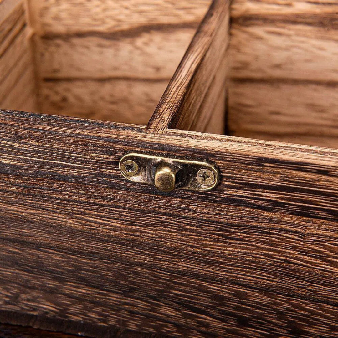 Boîte à montres - Coffret vintage en bois 4 emplacements - Boîte à montres