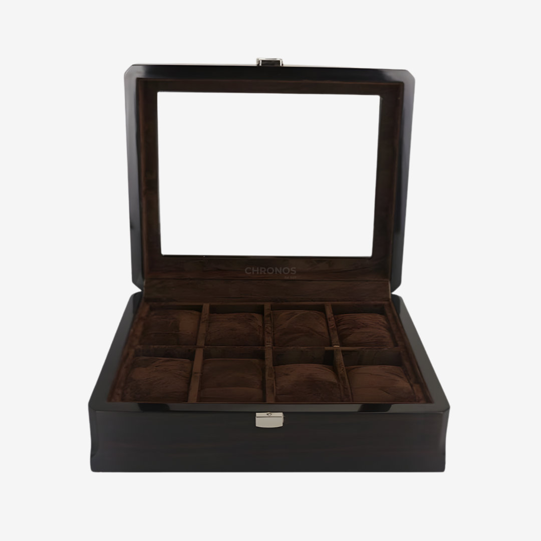 Watch Box – Walnut Eight Box 8 Slots 2 - Watch Box