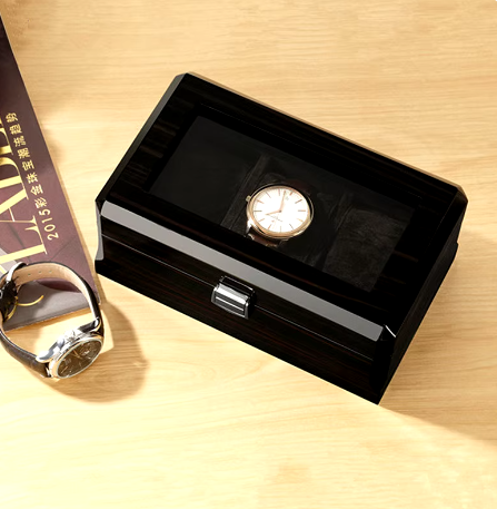 Watch Box – Watchmaster Black 3 Slots - Watch Box