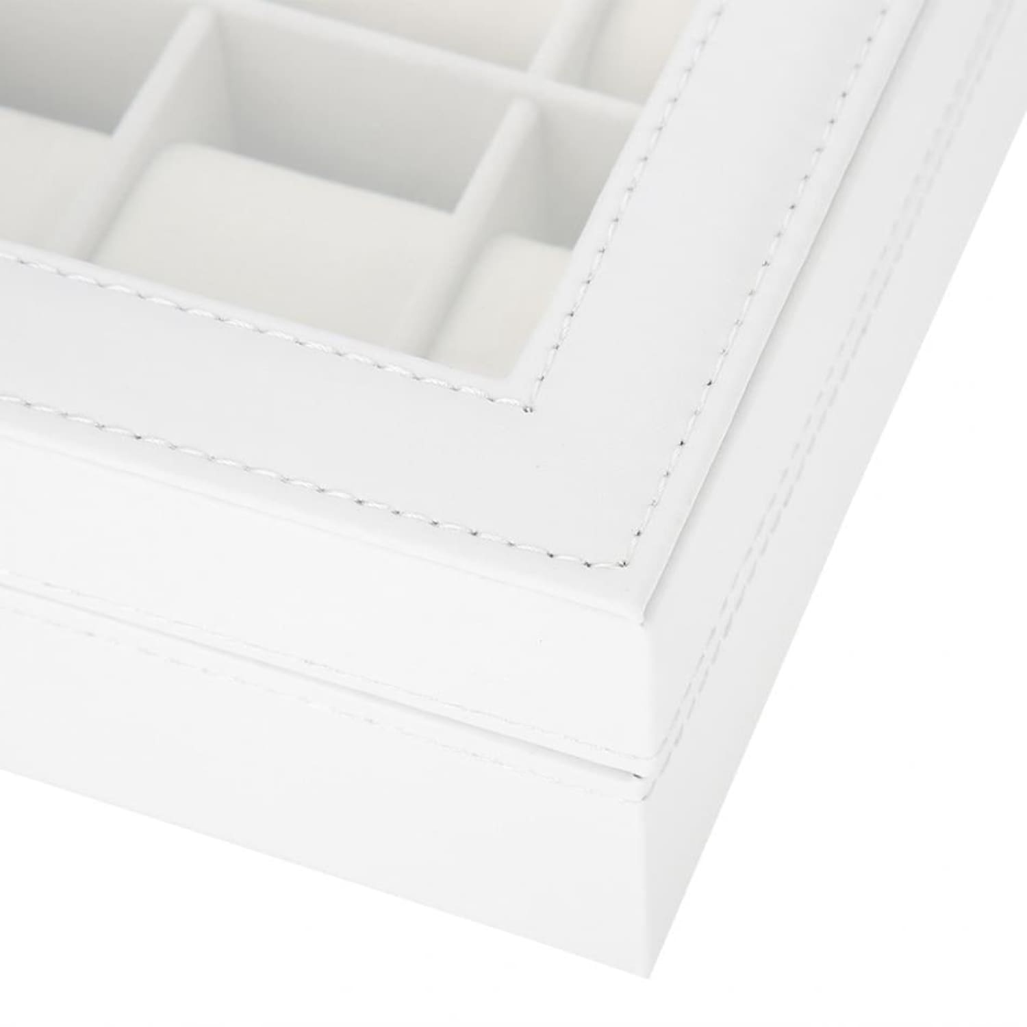 Boîte à montres - Blanche 12 emplacements - Boîte à montres