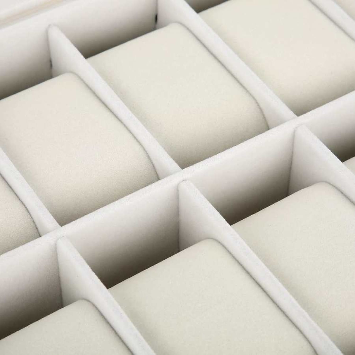 Boîte à montres - Blanche 12 emplacements - Boîte à montres