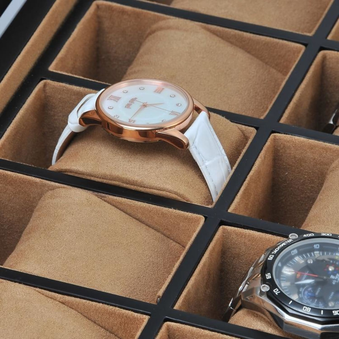 Watch Box - Wood - 12 Slots - Watch Box